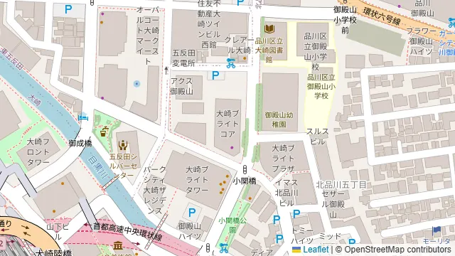 アロハテーブル 大崎の周辺地図