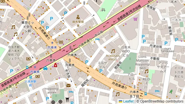 ROOMの周辺地図
