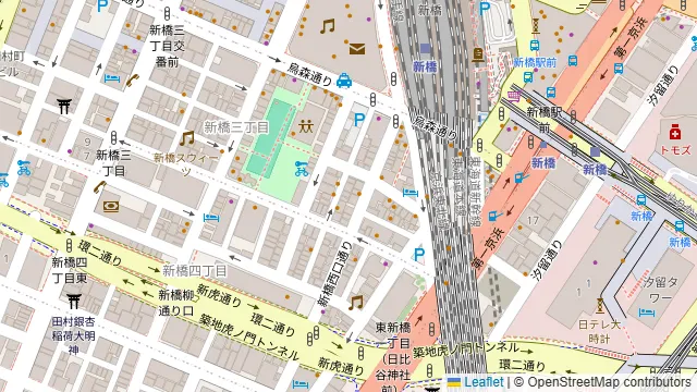 BAR ARRIBA 新橋の周辺地図