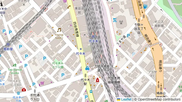 Y.Y.G. BREWERY 新宿駅南口の周辺地図