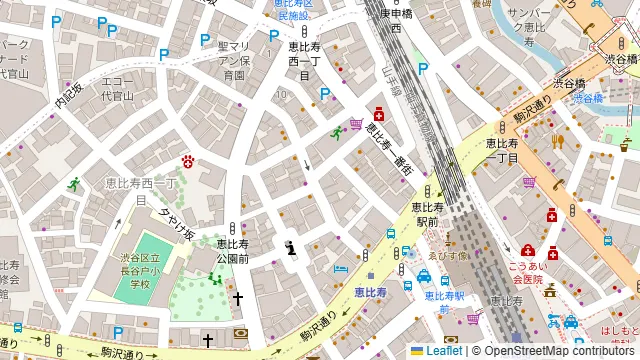 大衆居酒屋 恵比寿商店の周辺地図