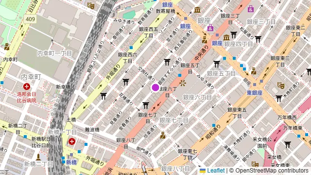 板前居酒屋 奏 新橋店の周辺地図