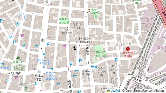 NaNaiRo 池袋の周辺地図