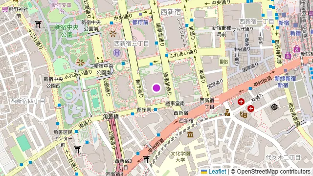個室和食 東山 新宿本店の周辺地図