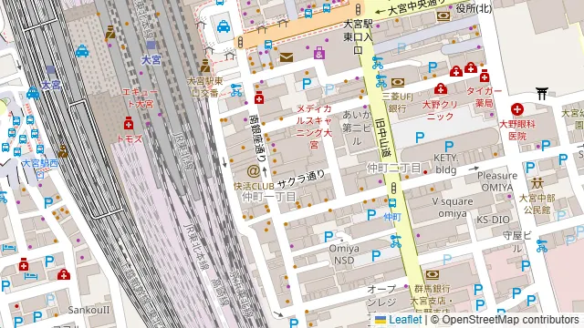 串焼酒場 串ヤロー 大宮本店の周辺地図