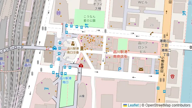 居酒屋 三平 品川の周辺地図
