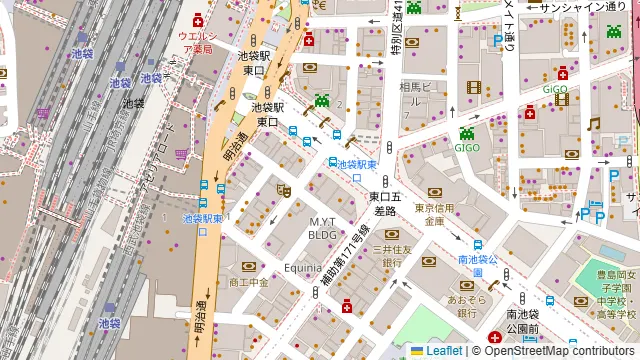 24/7 cafe apartment 池袋の周辺地図
