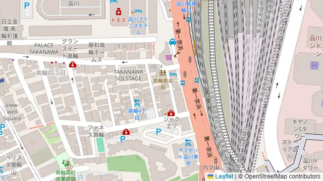 RIVERLD品川Aの周辺地図