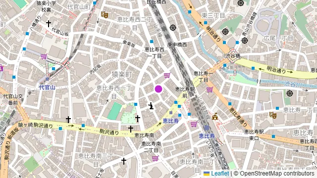 大衆居酒屋 恵比寿商店の周辺地図