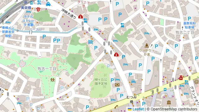 POPEYE 那覇牧志店の周辺地図