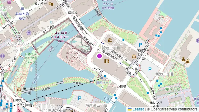 美食米門 横浜の周辺地図