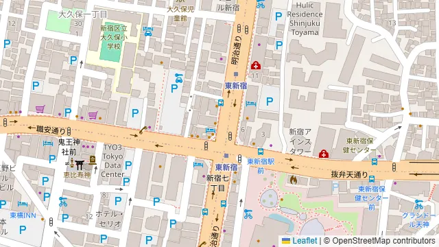 Noaty-Camp大久保の周辺地図