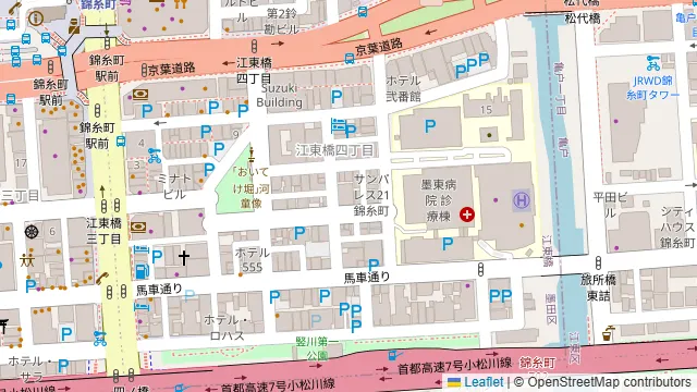 大衆ビストロ ガフ 錦糸町の周辺地図