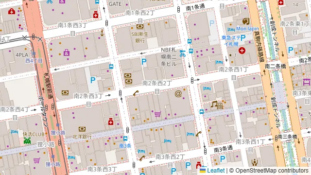 札幌ビジョンスタジオの周辺地図