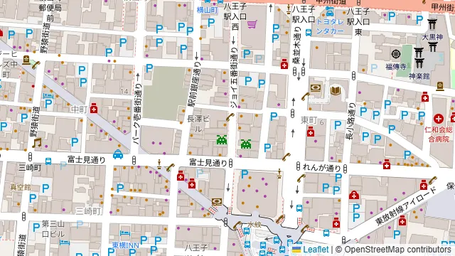 完全個室居酒屋 銀の宴 八王子店の周辺地図