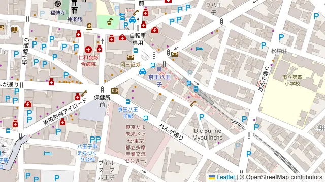 呑食ウイスケ 八王子の周辺地図