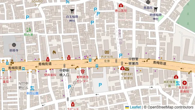 ワイン&ダイニング・トレビスの周辺地図