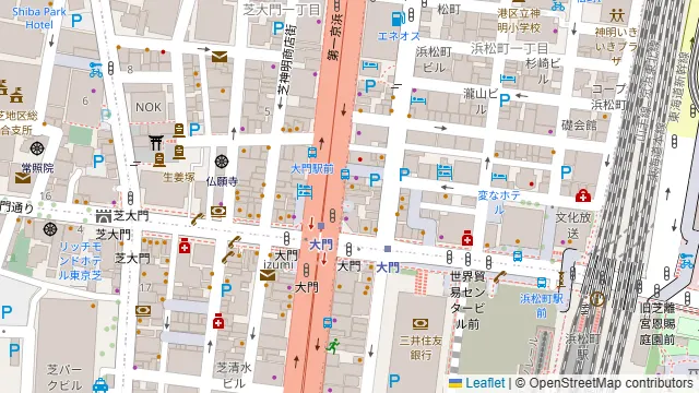 丸一酒場 浜松町店の周辺地図