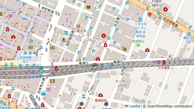 アストロ吉祥寺の周辺地図