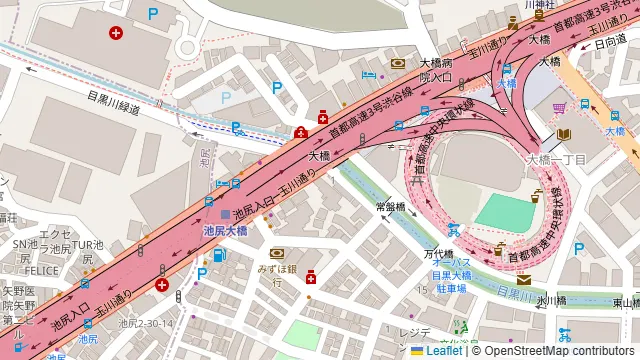 酒と麺 タイノタイ 池尻本店の周辺地図