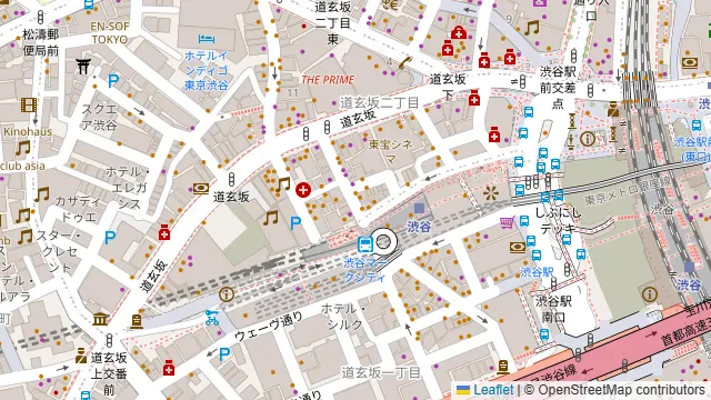 個室完備×大山地鶏の炭火焼き鳥 小江戸鳥や 渋谷店の周辺地図