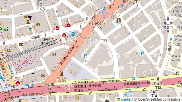 THEATER渋谷の周辺地図
