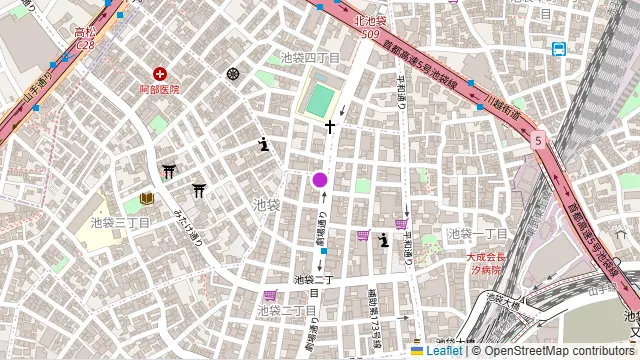 Darts UP(ダーツ アップ)池袋西口店の周辺地図