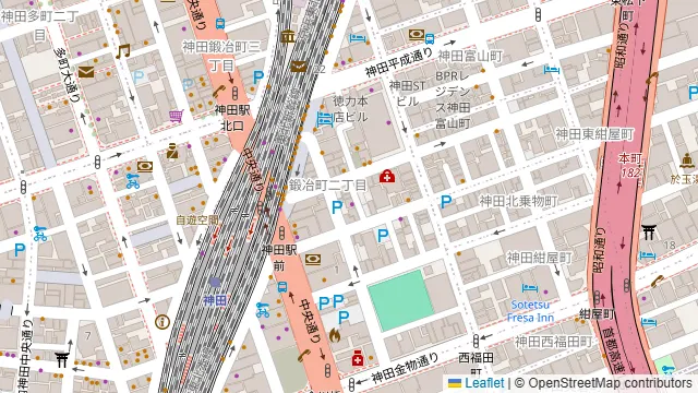 あられ屋 神田本店の周辺地図