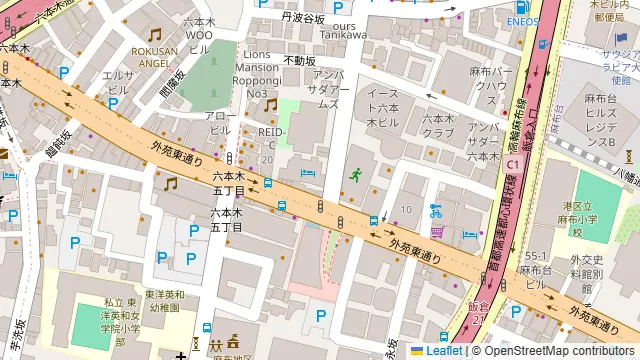 BALCON TOKYOの周辺地図