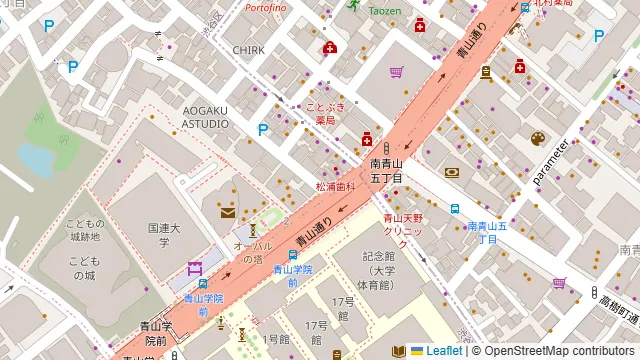 MATOI-YA 表参道店の周辺地図