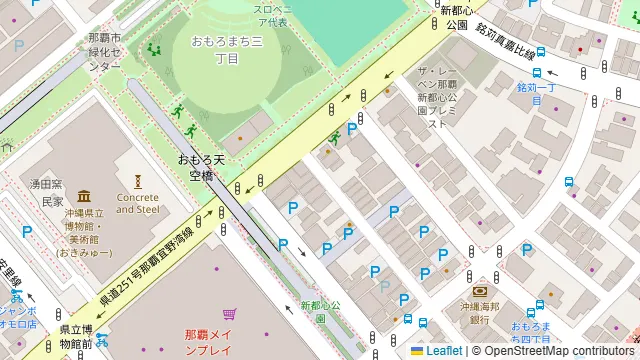おもろまちの個室スペースの周辺地図