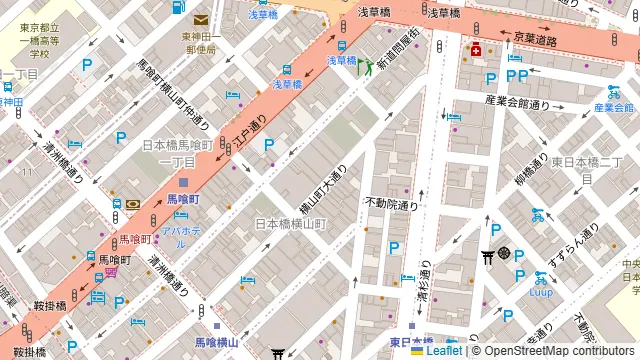 ACEスタジオ 馬喰町日本橋店の周辺地図