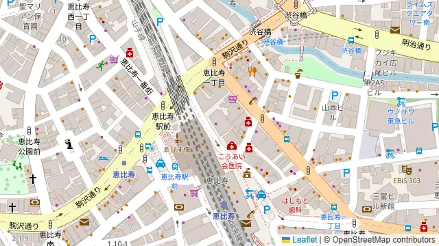 メデューサの周辺地図