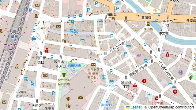 炭焼きビストロ ODAN 蒲田の周辺地図