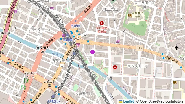 タント タント ザ・ガーデンズ五反田店の周辺地図