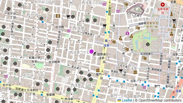 シュハスカリア キボン 浅草店の周辺地図