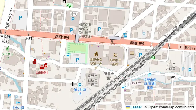 三代目 鳥メロ 長野善光寺口店の周辺地図