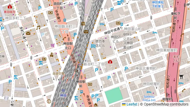 しのぶ 神田店の周辺地図