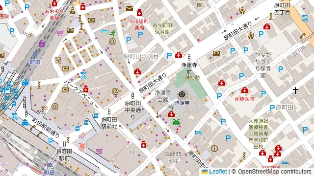 よりみち 町田店の周辺地図