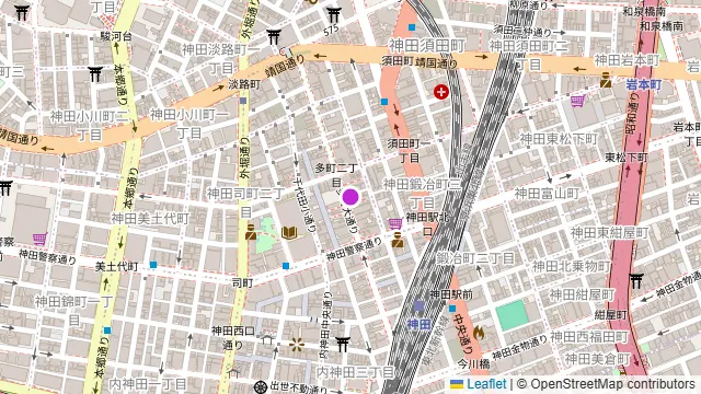 九州炭火酒場ばってん はなれ 神田北口店の周辺地図
