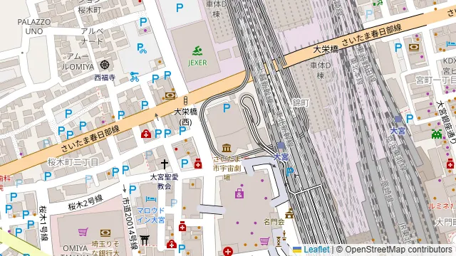 中国料理 東天紅 JACK大宮店の周辺地図