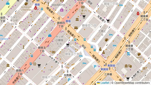 Tapas&Wine 銀座ZIONの周辺地図