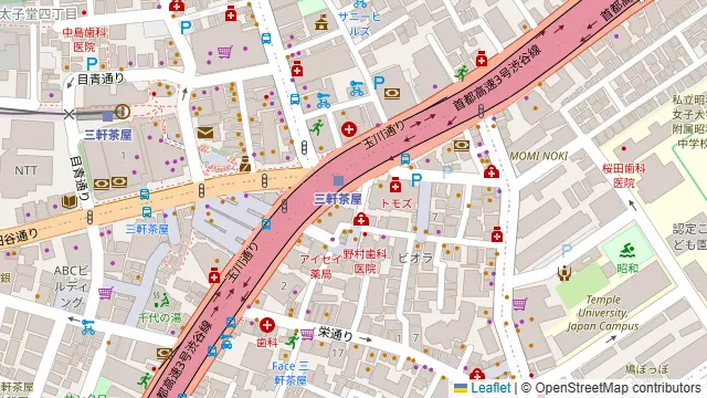 村さ来 三軒茶屋店の周辺地図