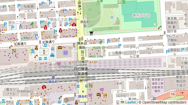 VALON TOKYO 錦糸町の周辺地図