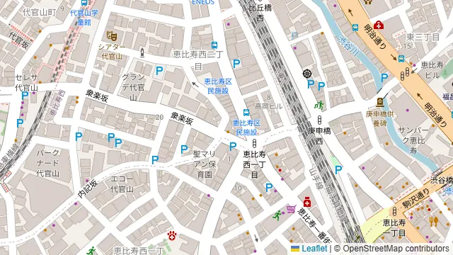 WE-ARE-THE-FARM-EBISUの周辺地図