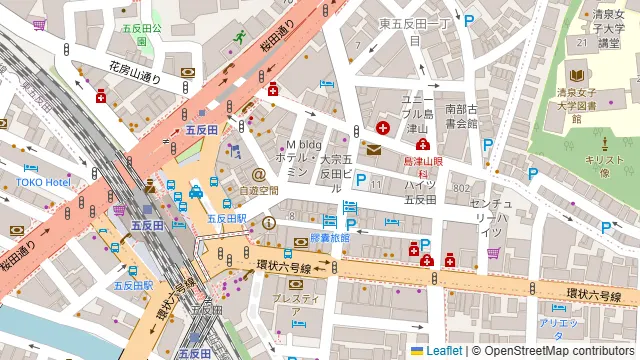Studio P’の周辺地図