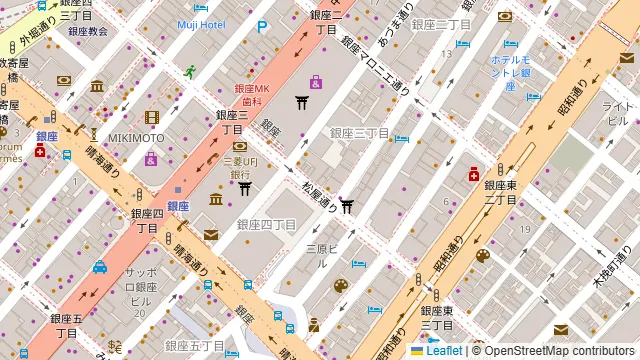 トラットリア コダマの周辺地図