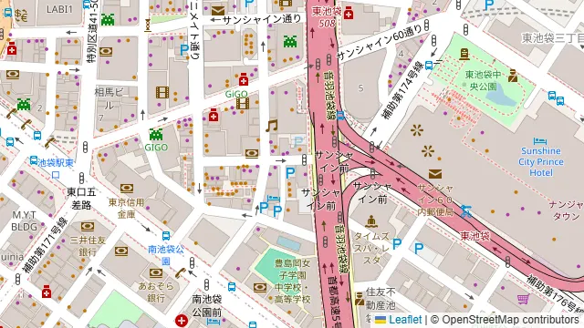 スタジオAmilia（アミリア）池袋の周辺地図