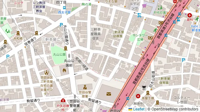 シュラスコ&チーズ Picco Bello 三軒茶屋店の周辺地図