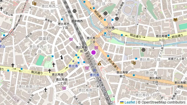 KICHIRI 恵比寿の周辺地図